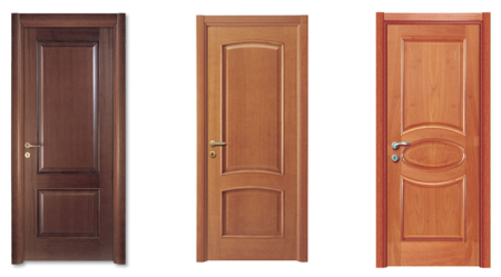 porte in legno tranciato